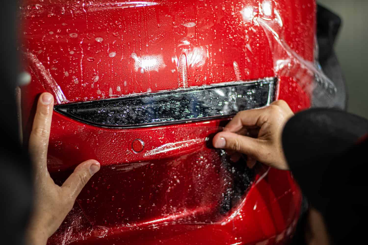 paint protection film en coche que se autorregenera